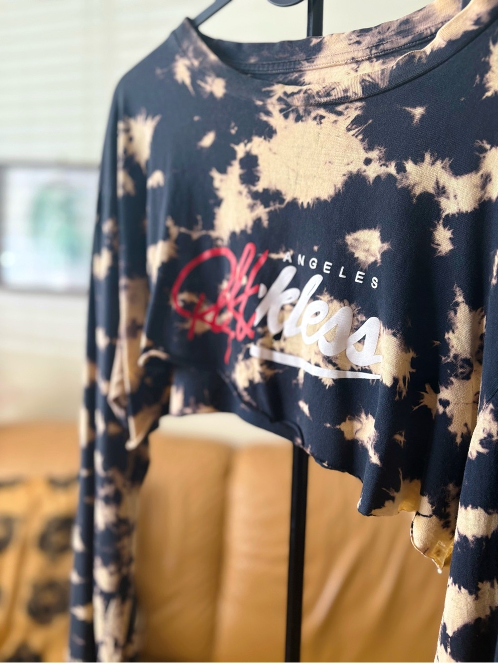 young & reckless cropped long sleeve